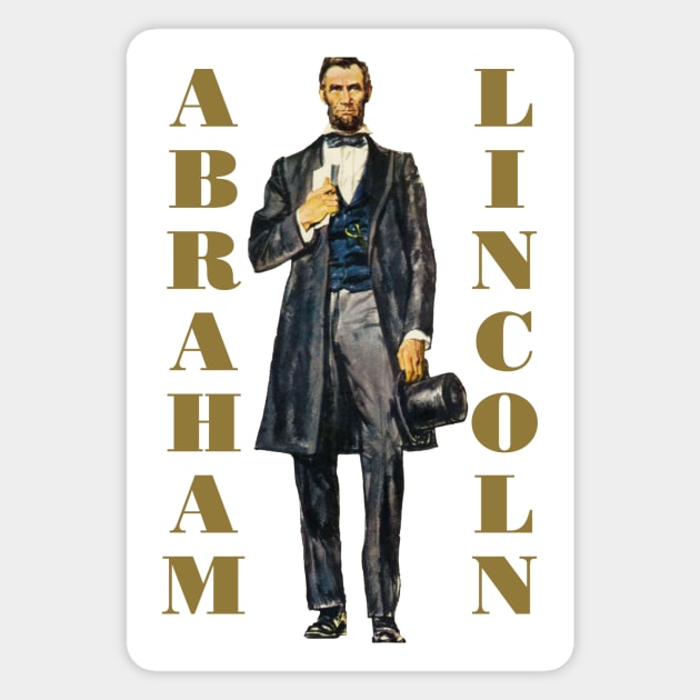 Abraham Lincoln Magnet by PLAYDIGITAL2020